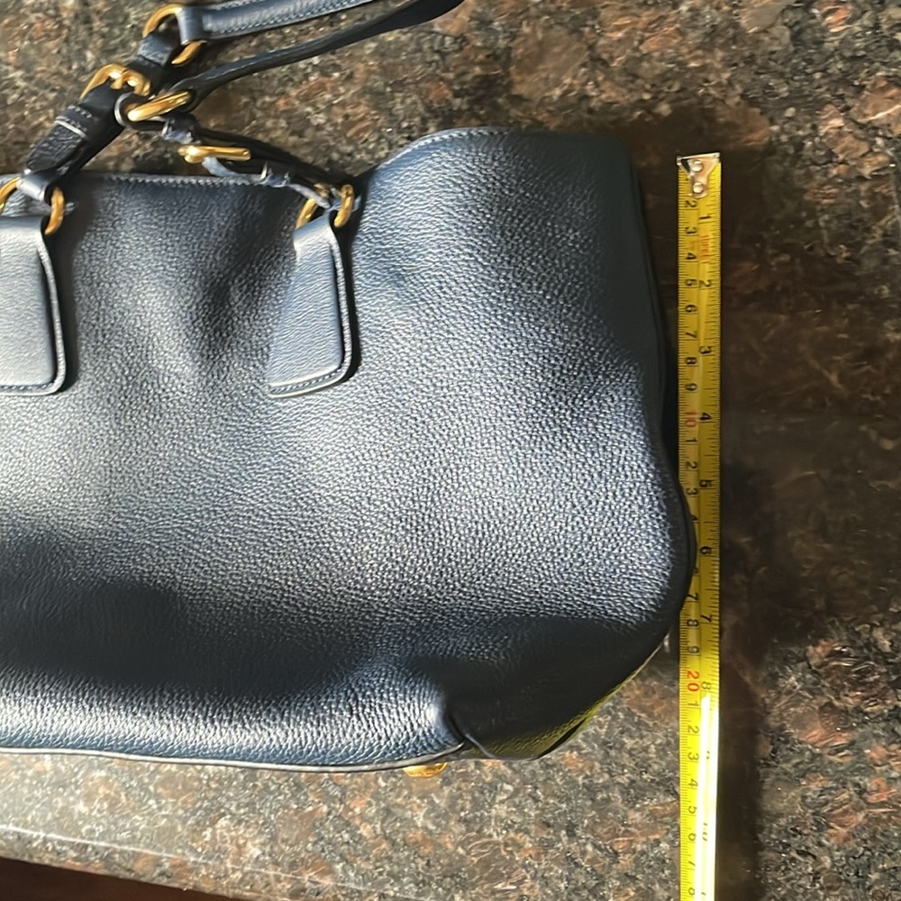 Prada Navy Blue Vitello Daino Leather tote - Picture 10 of 10